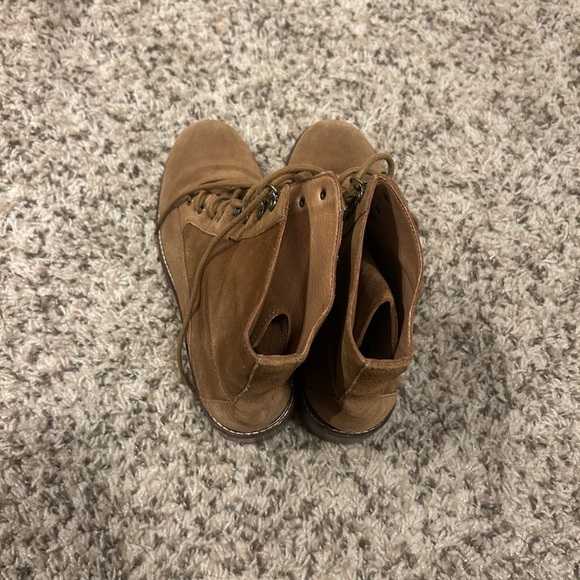 Madewell The Julien Lace-Up Lugsole Boot in Suede Size 10 - Picture 2 of 11